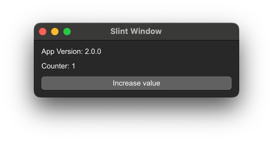 Slint Sample App